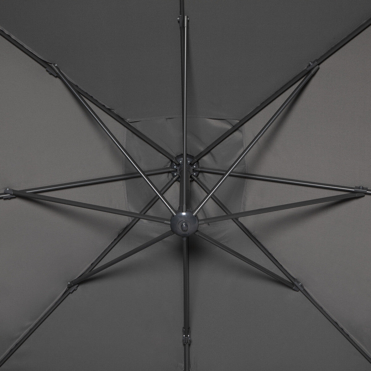 CAYO Slate & Anthracite Square Offset Parasol