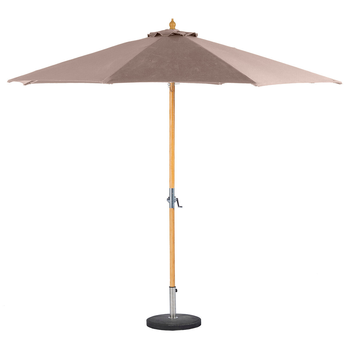 TINAEI Taupe round straight parasol