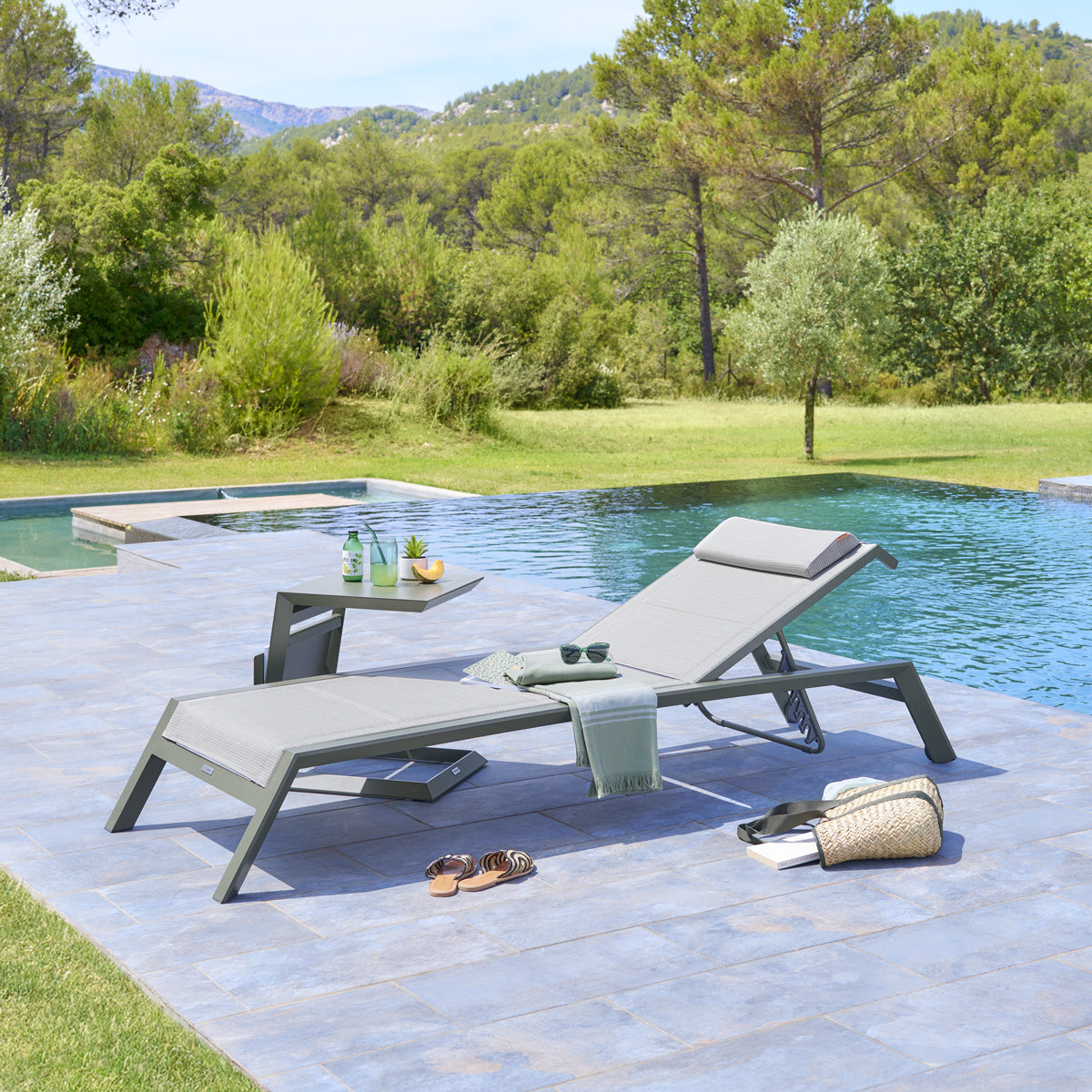 ALLURE Green & Laurel Green Deckchair