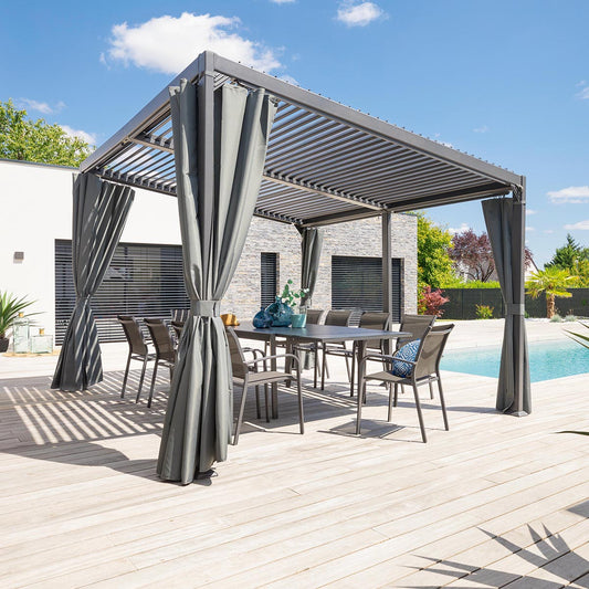 AVILA Graphit bioclimatic pergola