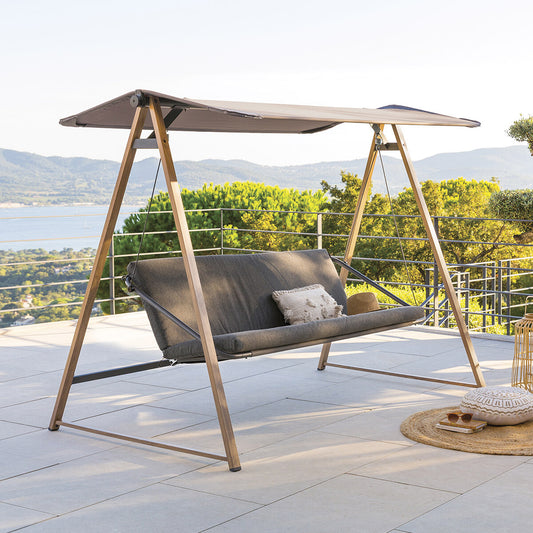 SOLY Honey & Charcoal Garden Swing