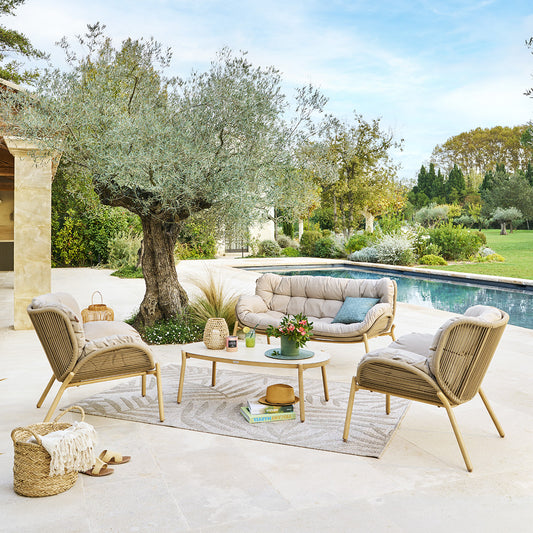 MELOANE Beige garden furniture