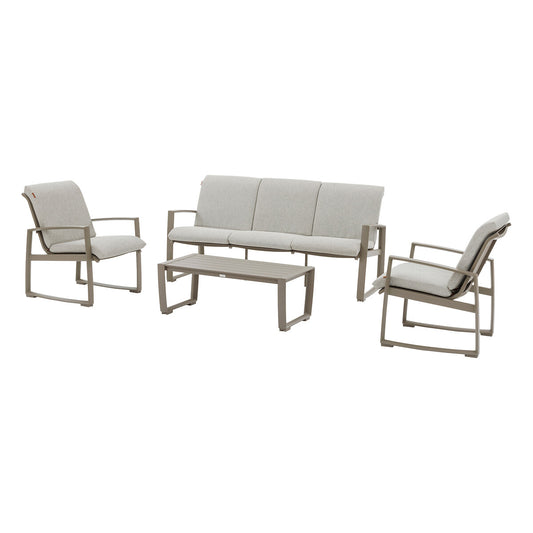 BOREANE Hazelnut & Coffee Garden Furniture Set