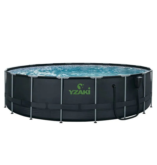 YZAKI ROUND POOL WITHOUT FILTRATION 5.49MX1.32M + SKIMMER